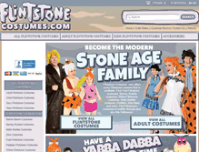 Tablet Screenshot of flintstonecostumes.com